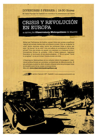 Presentación de "Crisis y revolución en Europa" en Castellón