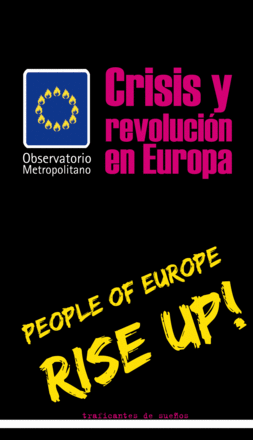 Charla-Presentación del libro "Crisis y revolución en Europa" del Observatorio Metropolitano