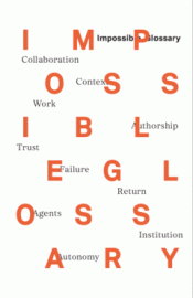 IMPOSSIBLE GLOSSARY Imagen de cubierta: IMPOSSIBLE GLOSSARY