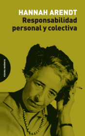 RESPONSABILIDAD PERSONAL Y COLECTIVA Imagen de cubierta: RESPONSABILIDAD PERSONAL Y COLECTIVA