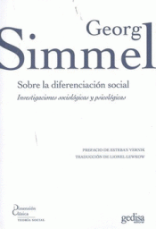 Imagen de cubierta: SOBRE LA DIFERENCIACIÓN SOCIAL