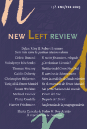 Cover Image: NEW LEFT REVIEW 138