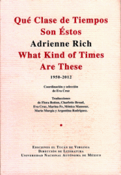 Imagen de cubierta: QUÉ CLASE DE TIEMPOS SON ESTOS / WHAT KIND OF TIMES RE THESE