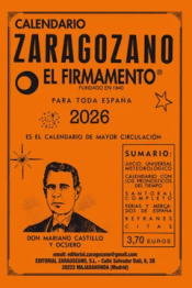 Cover Image: CALENDARIO ZARAGOZANO 2026