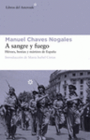 Imagen de cubierta: A SANGRE Y FUEGO
