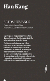 Imagen de cubierta: ACTOS HUMANOS