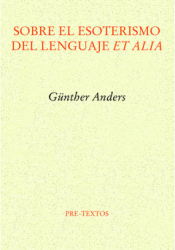 Cover Image: SOBRE EL ESOTERISMO DEL LENGUAJE ET ALIA