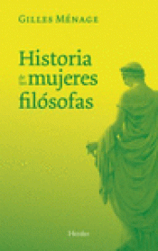 Imagen de cubierta: HISTORIA DE LA MUJERES FILOSOFAS