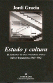 Imagen de cubierta: ESTADO Y CULTURA