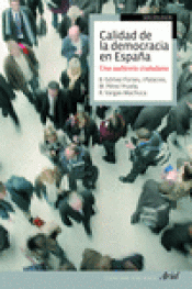Imagen de cubierta: CALIDAD DE LA DEMOCRACIA EN ESPAÑA