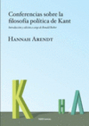 Imagen de cubierta: CONFERENCIAS SOBRE LA FILOSOFÍA POLÍTICA DE KANT