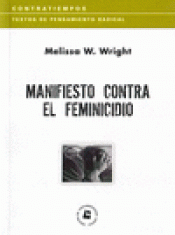 Imagen de cubierta: MANIFIESTO CONTRA EL FEMINICIDIO