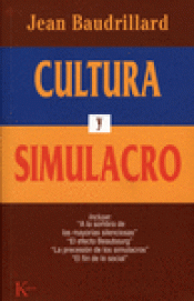 Imagen de cubierta: CULTURA Y SIMULACRO