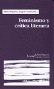 Imagen de cubierta: FEMINISMO Y CRÍTICA LITERARIA