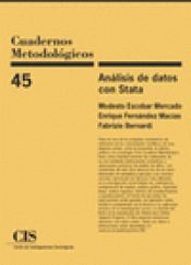 Imagen de cubierta: ANÁLISIS DE DATOS CON STATA