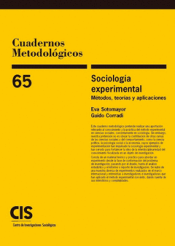 SOCIOLOGÍA EXPERIMENTAL: MÉTODOS, TEORÍAS Y APLICACIONES Cover Image: SOCIOLOGÍA EXPERIMENTAL: MÉTODOS, TEORÍAS Y APLICACIONES