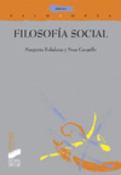 Imagen de cubierta: FILOSOFÍA SOCIAL