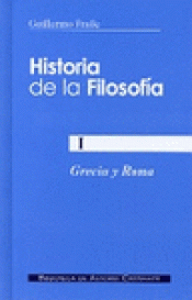 Imagen de cubierta: HISTORIA DE LA FILOSOFÍA. I