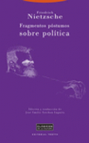 Imagen de cubierta: FRAGMENTOS PÓSTUMOS SOBRE POLÍTICA