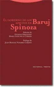 Imagen de cubierta: EL GOBIERNO DE LOS AFECTOS EN BARUJ SPINOZA