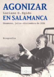 Imagen de cubierta: AGONIZAR EN SALAMANCA
