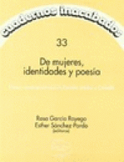 Imagen de cubierta: DE MUJERES, IDENTIDADES Y POESÍA:  POETAS CONTEMPORÁNEAS DE ESTADOS UNIDOS Y CANADÁ