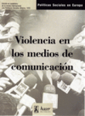 Imagen de cubierta: VIOLENCIA EN LOS MEDIOS DE COMUNICACIÓN