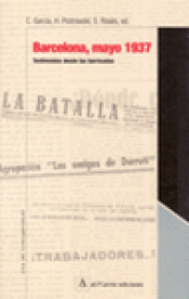 Imagen de cubierta: BARCELONA, MAYO 1937