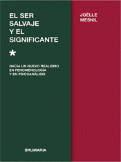 Imagen de cubierta: EL SER SALVAJE Y EL SIGNIFICANTE