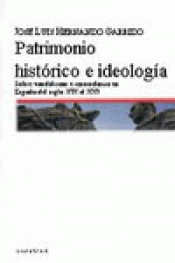 Imagen de cubierta: PATRIMONIO HISTÓRICO E IDEOLOGÍA