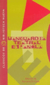 Imagen de cubierta: VANGUARDIA TEATRAL ESPAÑOLA