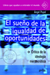Imagen de cubierta: EL SUEÑO DE LA IGUALDAD DE OPORTUNIDADES