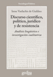 Imagen de cubierta: DISCURSO CIENTÍFICO, POLÍTICO, JURÍDICO Y DE RESISTENCIA