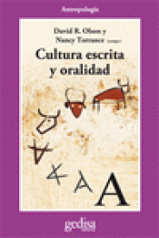 Imagen de cubierta: CULTURA ESCRITA Y ORALIDAD
