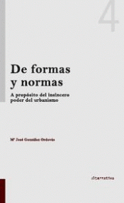 Imagen de cubierta: DE FORMAS Y NORMAS