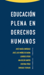 Imagen de cubierta: EDUCACIÓN PLENA EN DERECHOS HUMANOS