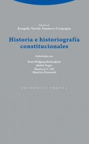 Imagen de cubierta: HISTORIA E HISTORIOGRAFÍA CONSTITUCIONALES