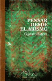 Imagen de cubierta: PENSAR DESDE EL ABISMO