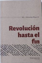 Imagen de cubierta: REVOLUCIÓN HASTA EL FIN