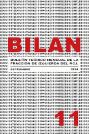 Cover Image: BILAN #11
