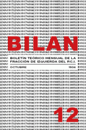 Cover Image: BILAN #12