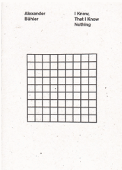 Cover Image: I KNOW THAT I KNOW NOTHING