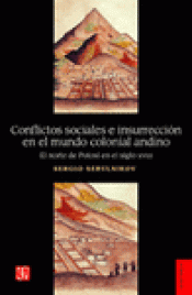 Imagen de cubierta: CONFLICTOS SOCIALES E INSURRECCIÓN EN EL MUNDO COLONIAL ANDINO