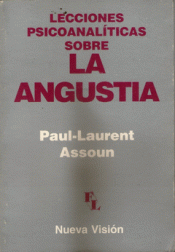 Imagen de cubierta: LECCIONES PSICOANALÍTICAS SOBRE LA ANGUSTIA