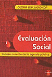 Imagen de cubierta: EVALUACIÓN SOCIAL