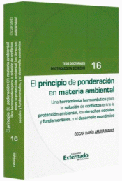 Cover Image: EL PRINCIPIO DE PONDERACIÓN EN MATERIA AMBIENTAL