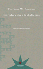 Imagen de cubierta: INTRODUCCIÓN A LA DIALÉCTICA