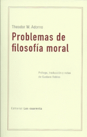Imagen de cubierta: PROBLEMAS DE FILOSOFIA MORAL