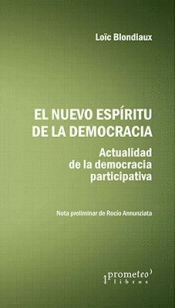 Imagen de cubierta: EL NUEVO ESPIRITU DE LA DEMOCRACIA