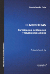 Imagen de cubierta: DEMOCRACIAS. PARTICIPACIÓN, DELIBERACIÓN Y MOVIMIENTOS SOCIALES